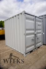 STORAGE SHED W/DOORS AND