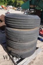 TIRES/WHEELS (4) 9.00X24