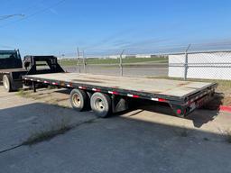 2014 PJ T/A Gooseneck Trailer, 8'W x 25'L, 9' Gooseneck, Wood Deck, Spring Type Suspension,ToolBox,