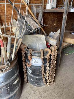 Misc. Rakes, Squeegees, Shovels, Chains & Brooms