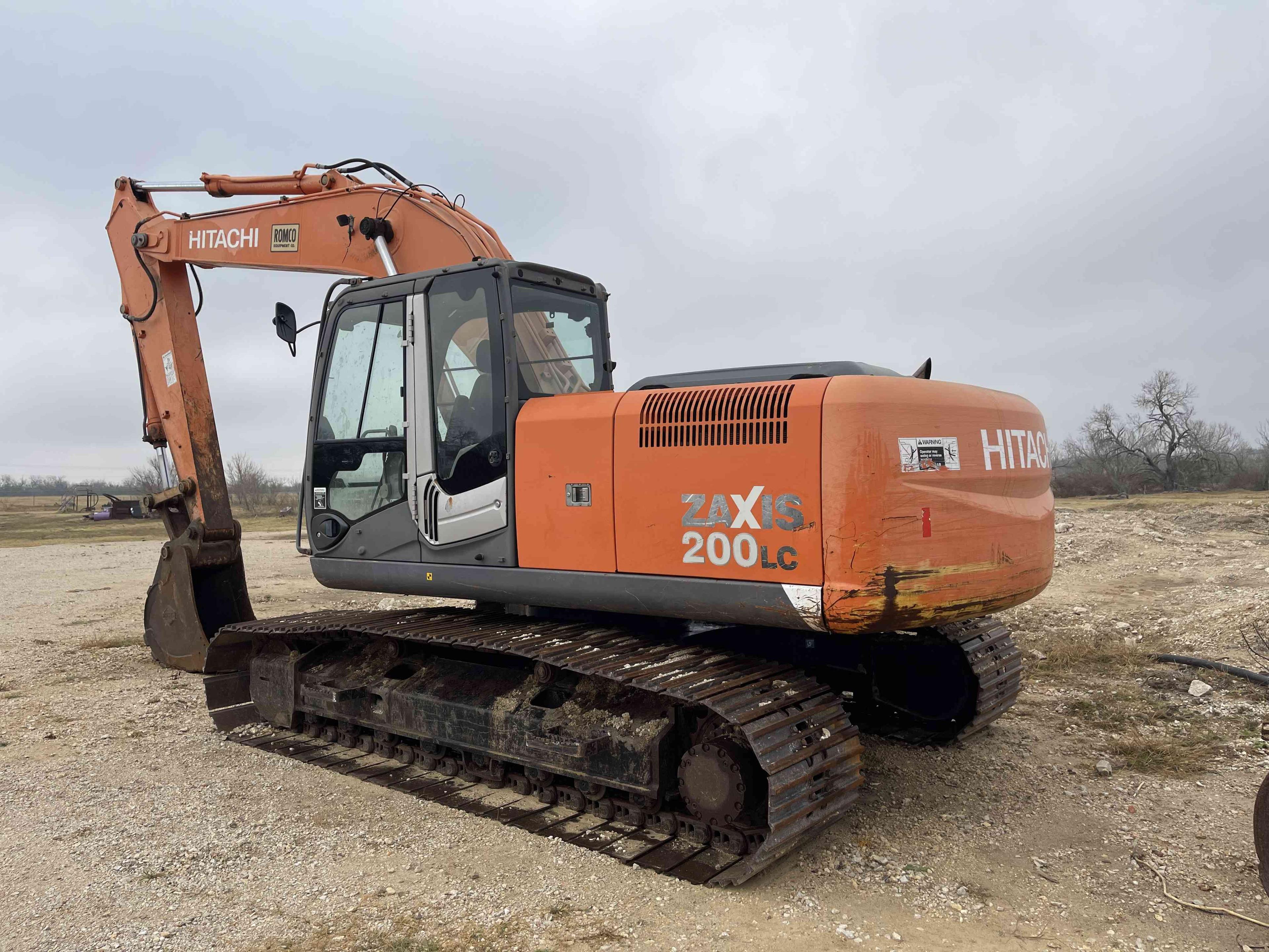 2010 Hitachi Zaxis 200LC Model ZX200 LC-3 Crawler Excavator p/b Hitachi Dsl Eng, S/N FF00AST320365,