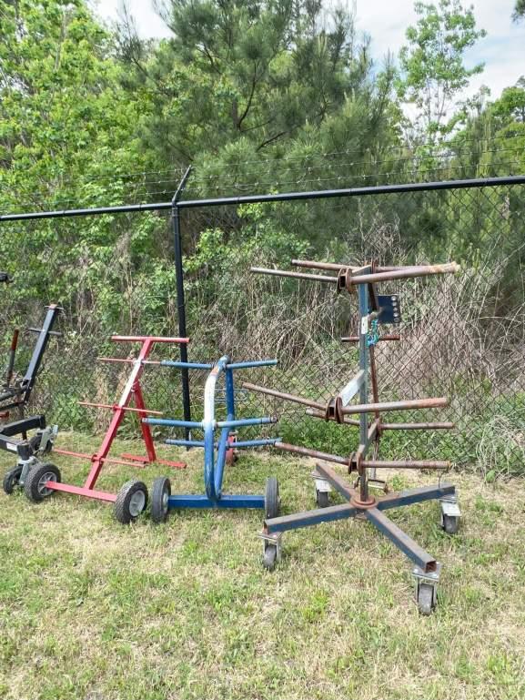 (3) MISC METAL CART/DOLLIES