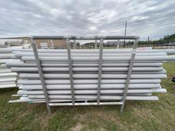 ASSTD SIZE CONDUIT W/ 2.5'X6'X6' METAL PIPE STAND