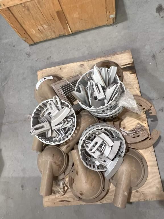 PALLET OF PLUMBING PARTS