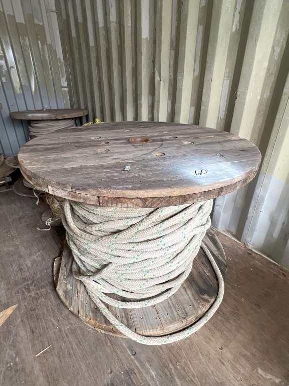 (2) SPOOLS OF 1" ROPE