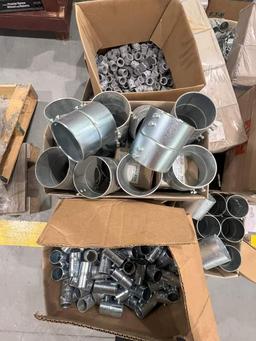 ASSORTED EMT CONDUIT COUPLINGS (1/2”-4”)