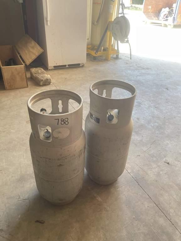 (2) PROPANE TANKS