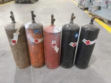 (5) ACETYLENE TANKS