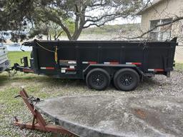 2023 Ameritrail Ranch King DT 14 Series T/A Dump Trailer; VIN#17YBN1423PB087364; Model DT14610-90E;