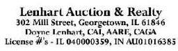 Lenhart Auction & Realty