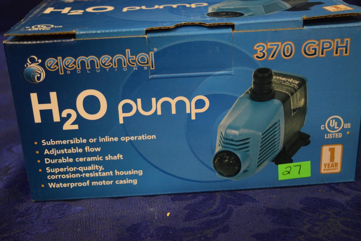 ELEMENTAL SOLUTIONS WATER PUMP!