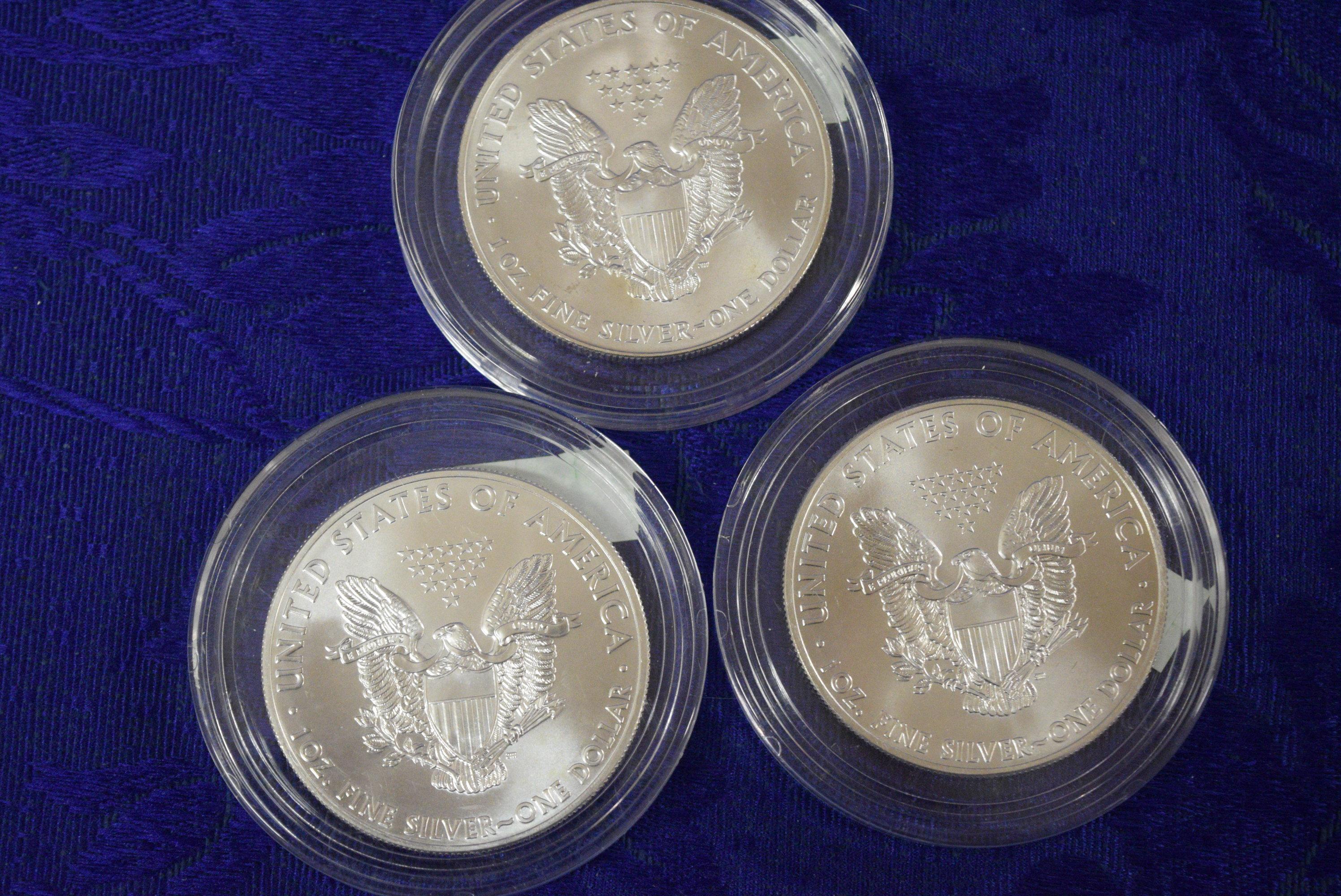 SILVER EAGLES!