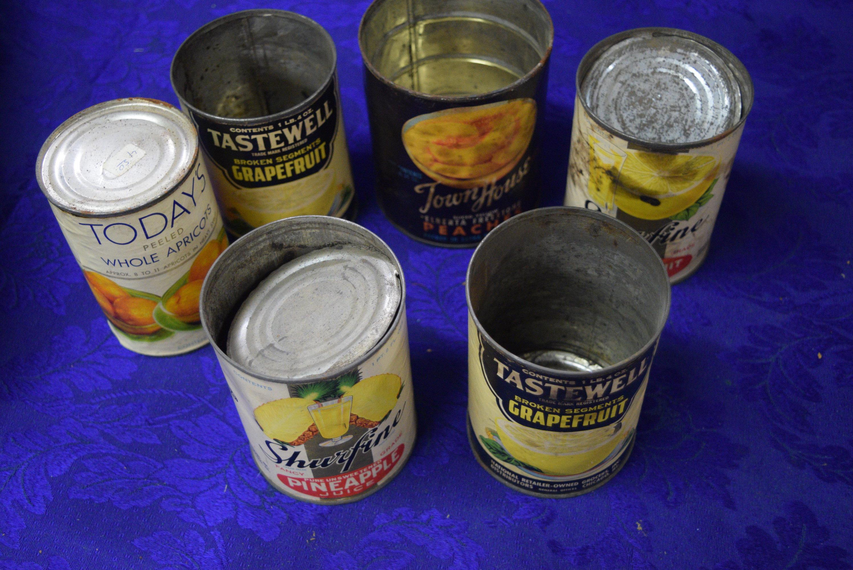VINTAGE DRY FOOD CONTAINERS!