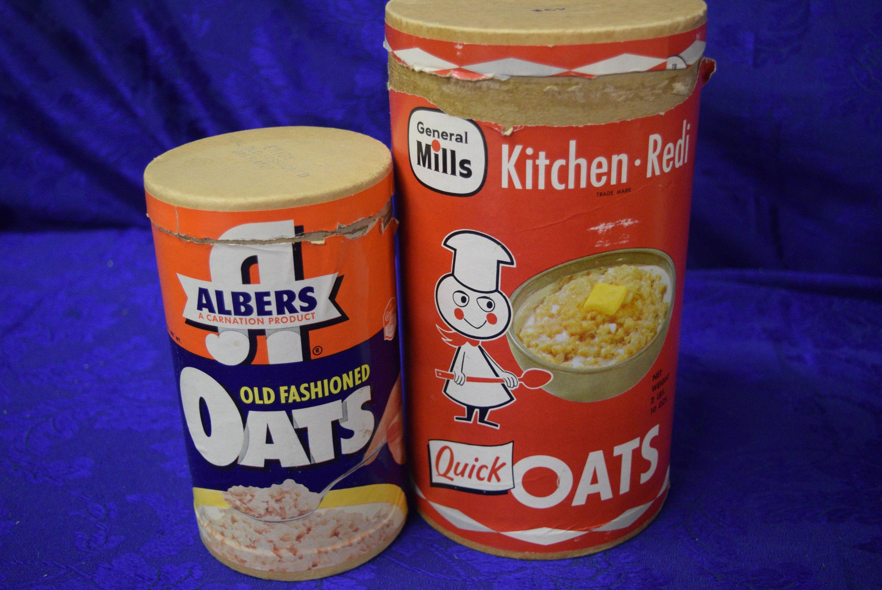 VINTAGE DRY FOOD CONTAINERS!