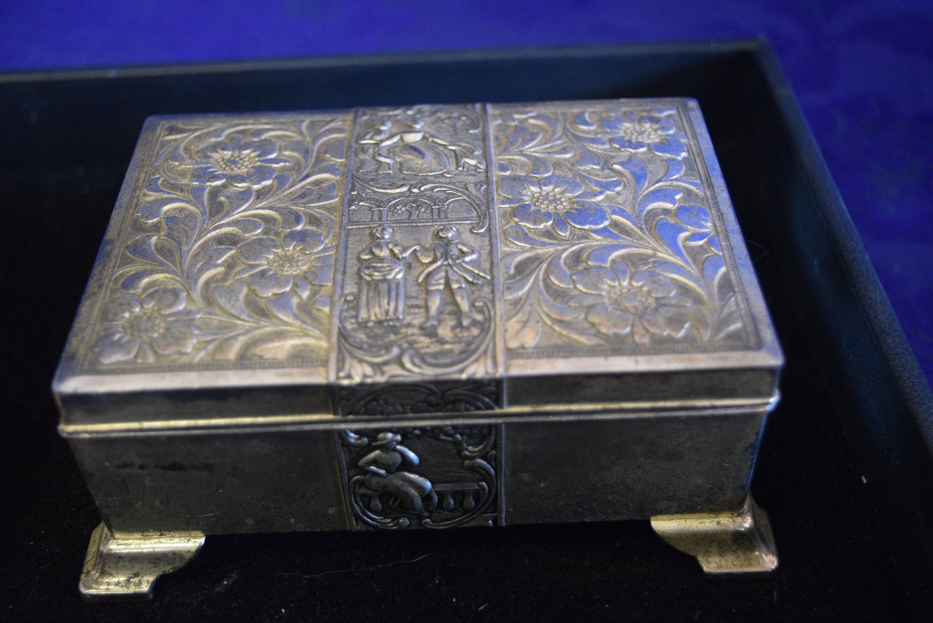 2 STERLING SILVER BRACELTS & TREASURE BOX!