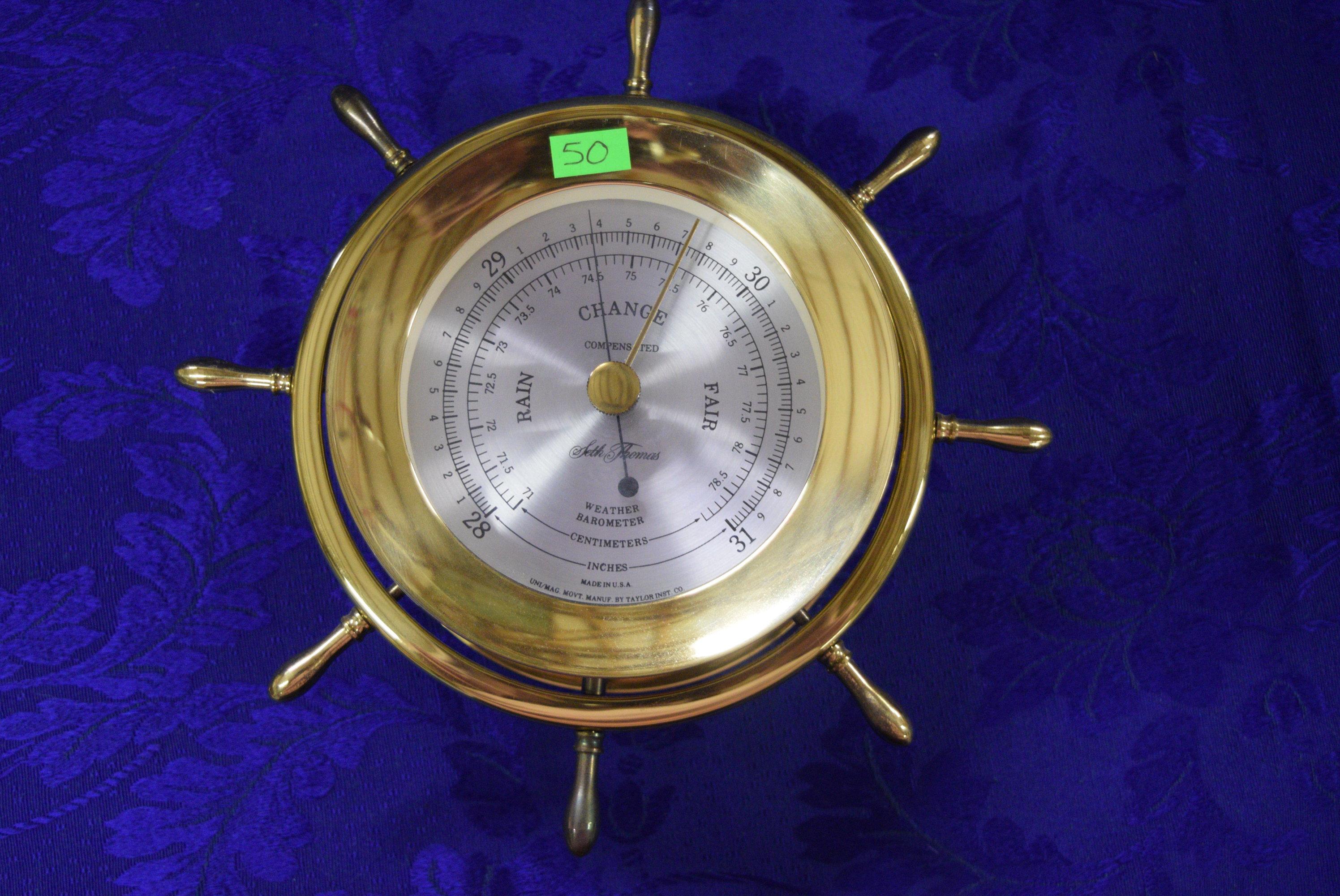 SETH THOMAS CLOCK & BAROMETER!