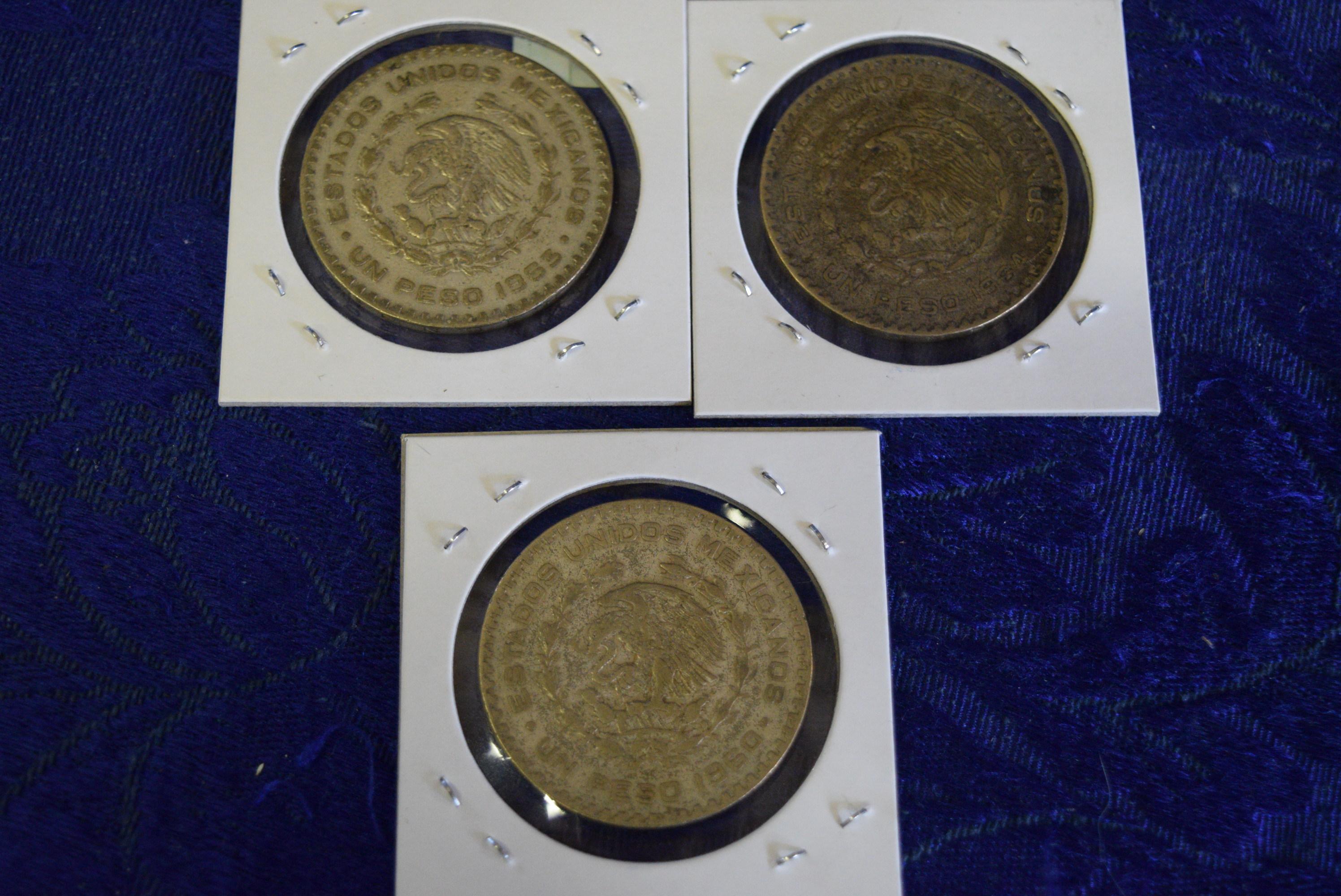 SILVER MEXICAN COINS!