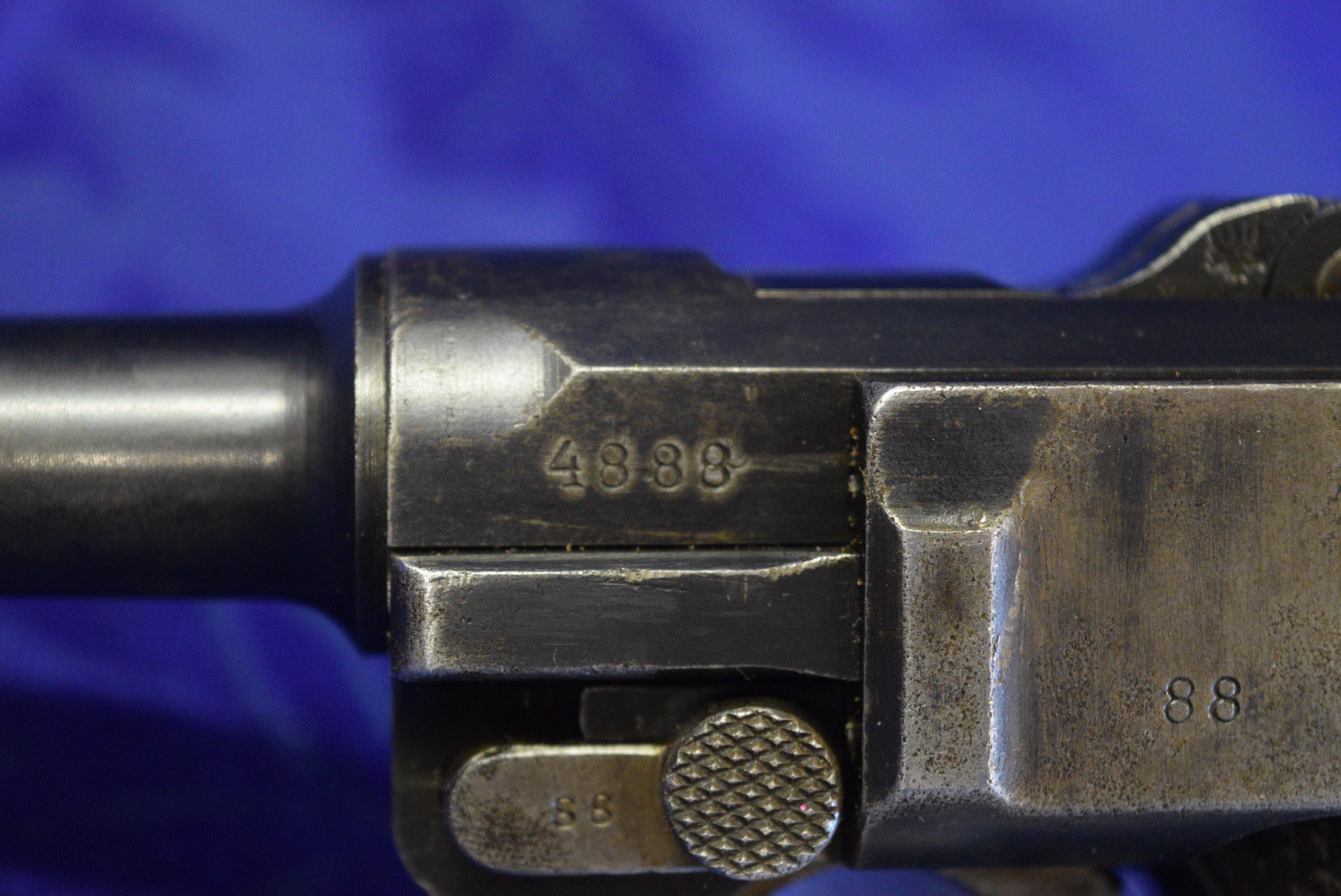 FIREARM/GUN GERMAN LUGER 1918 9MM! H-1207