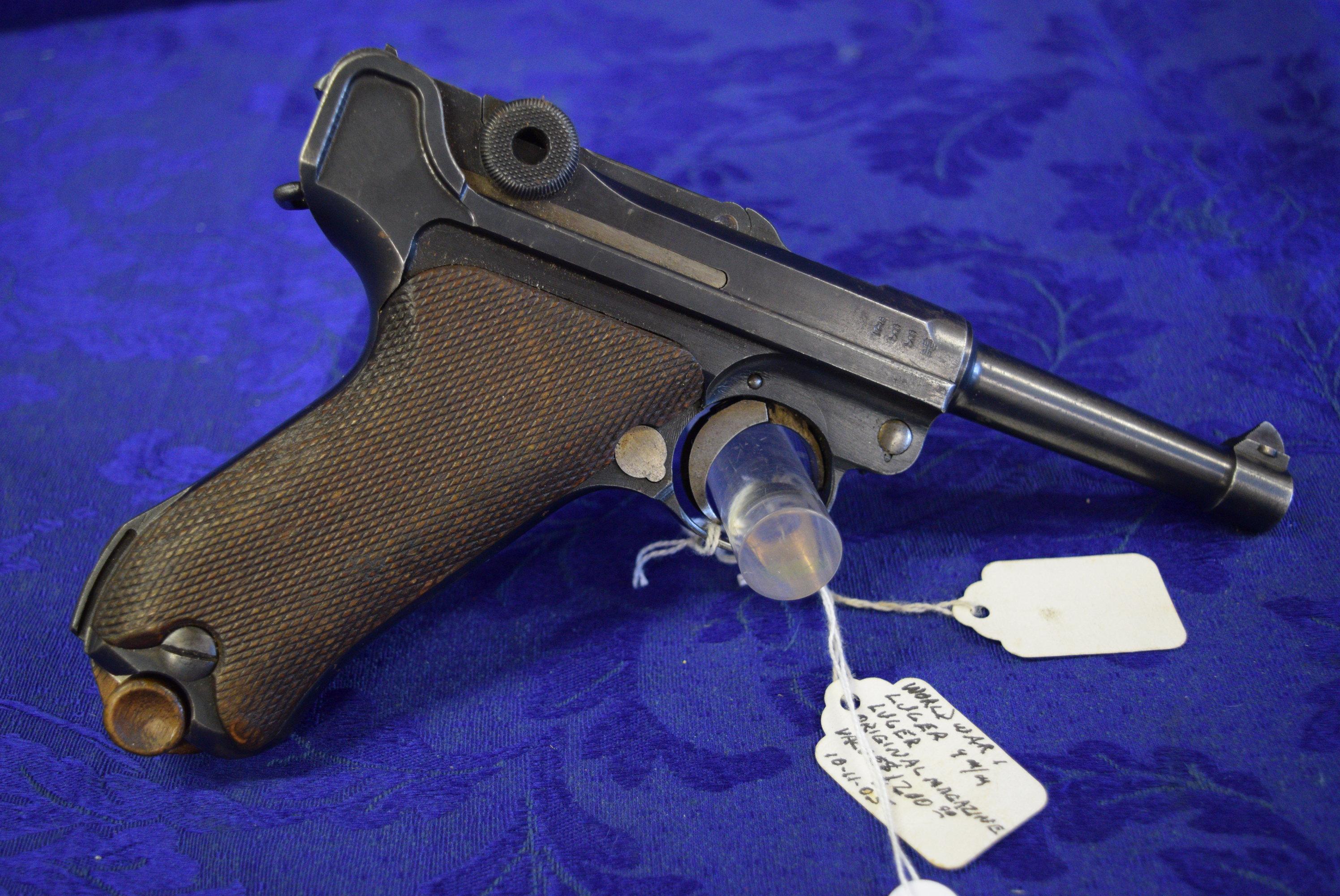 FIREARM/GUN GERMAN LUGER 1918 9MM! H-1207