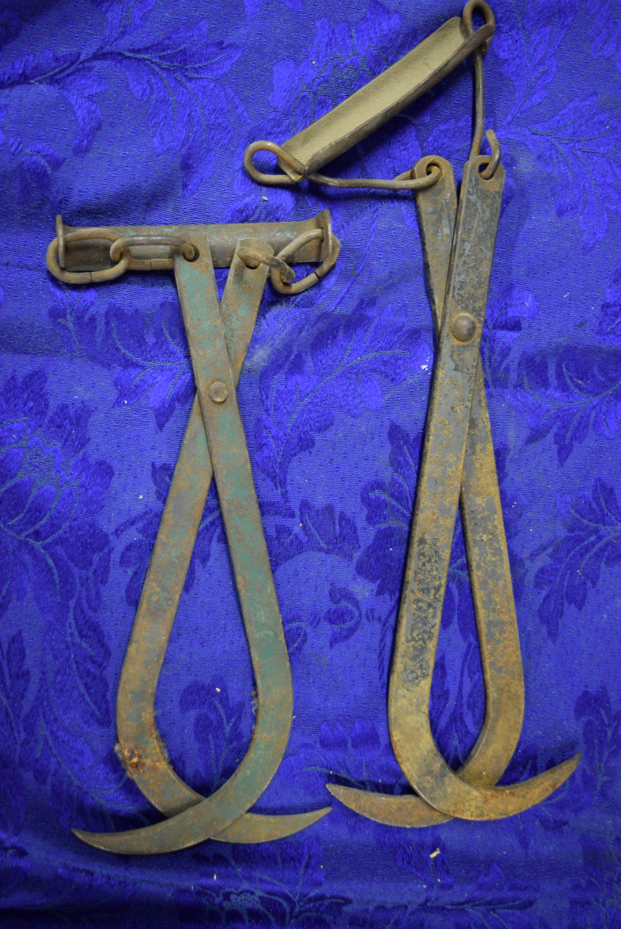 ANTIQUE LADELS AND TONGS!