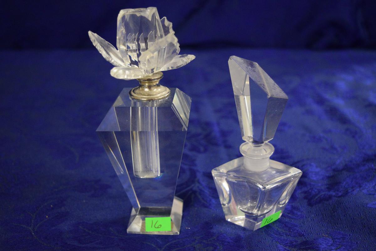 CRYSTAL PERFUME BOTTLES!