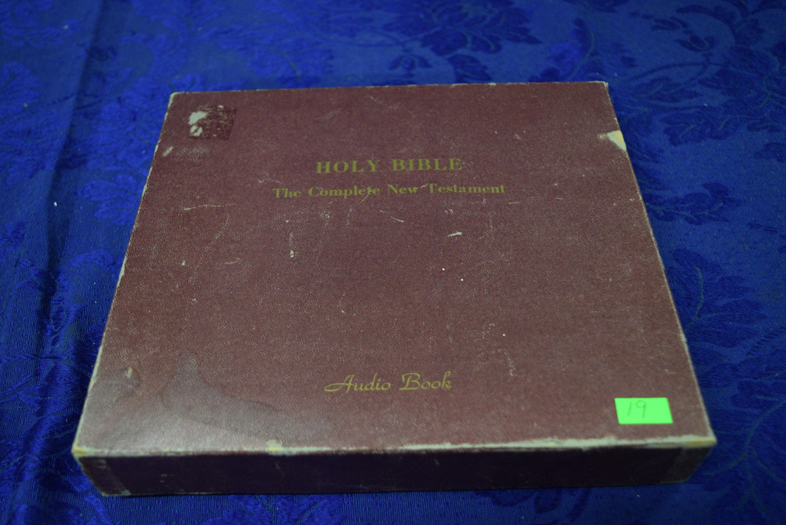 VINTAGE COLLECTION OF THE HOLY BIBLE ON AUDIO!
