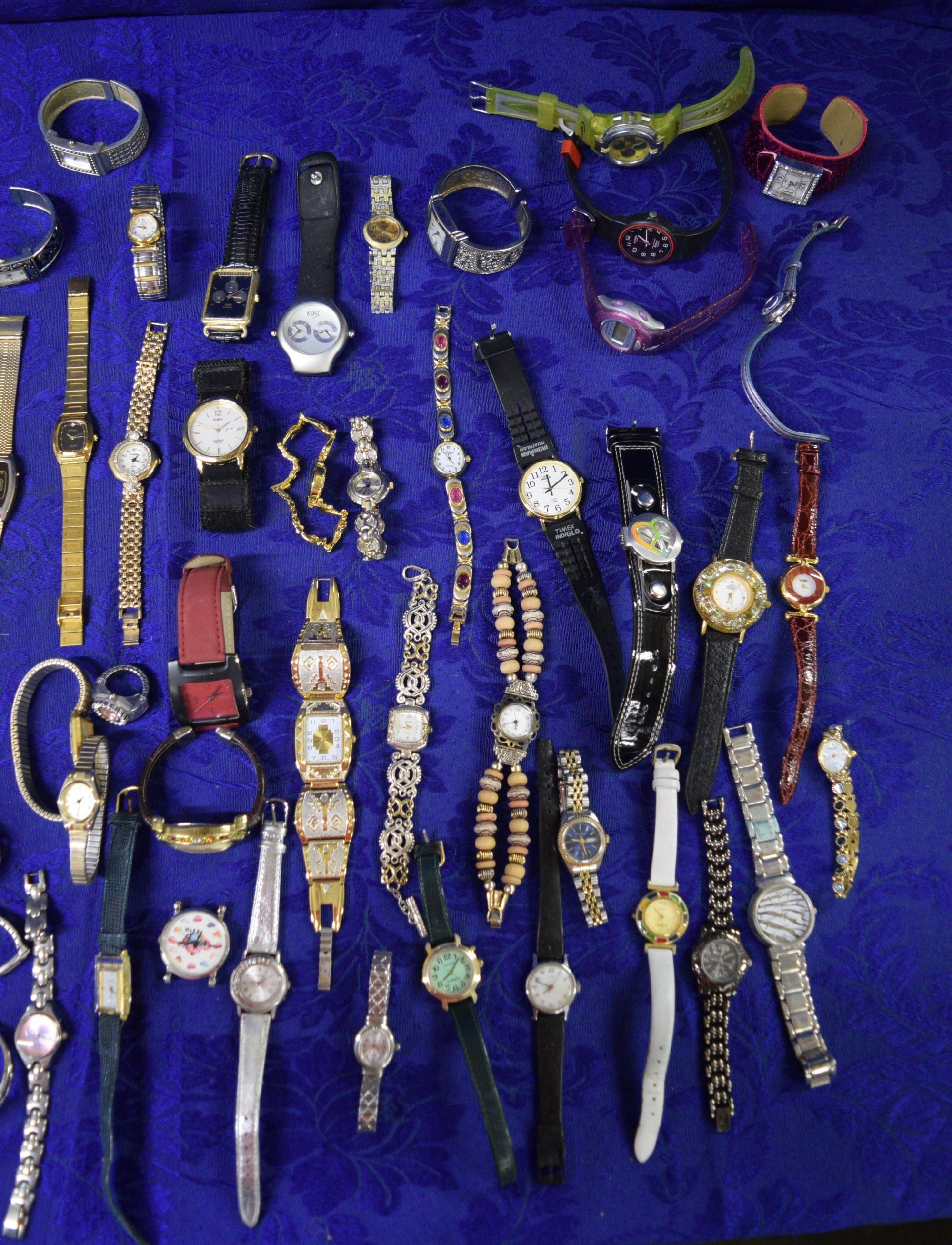LARGE LOT OF WATCHES!