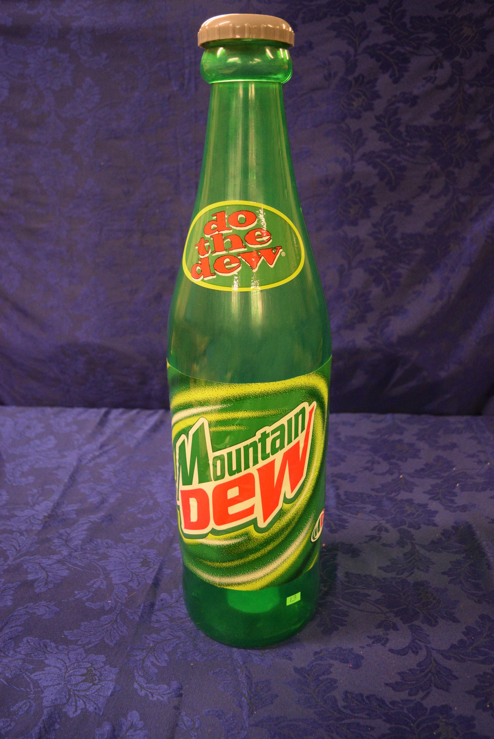 GIANT VINTAGE MT. DEW BOTTLE BANK!