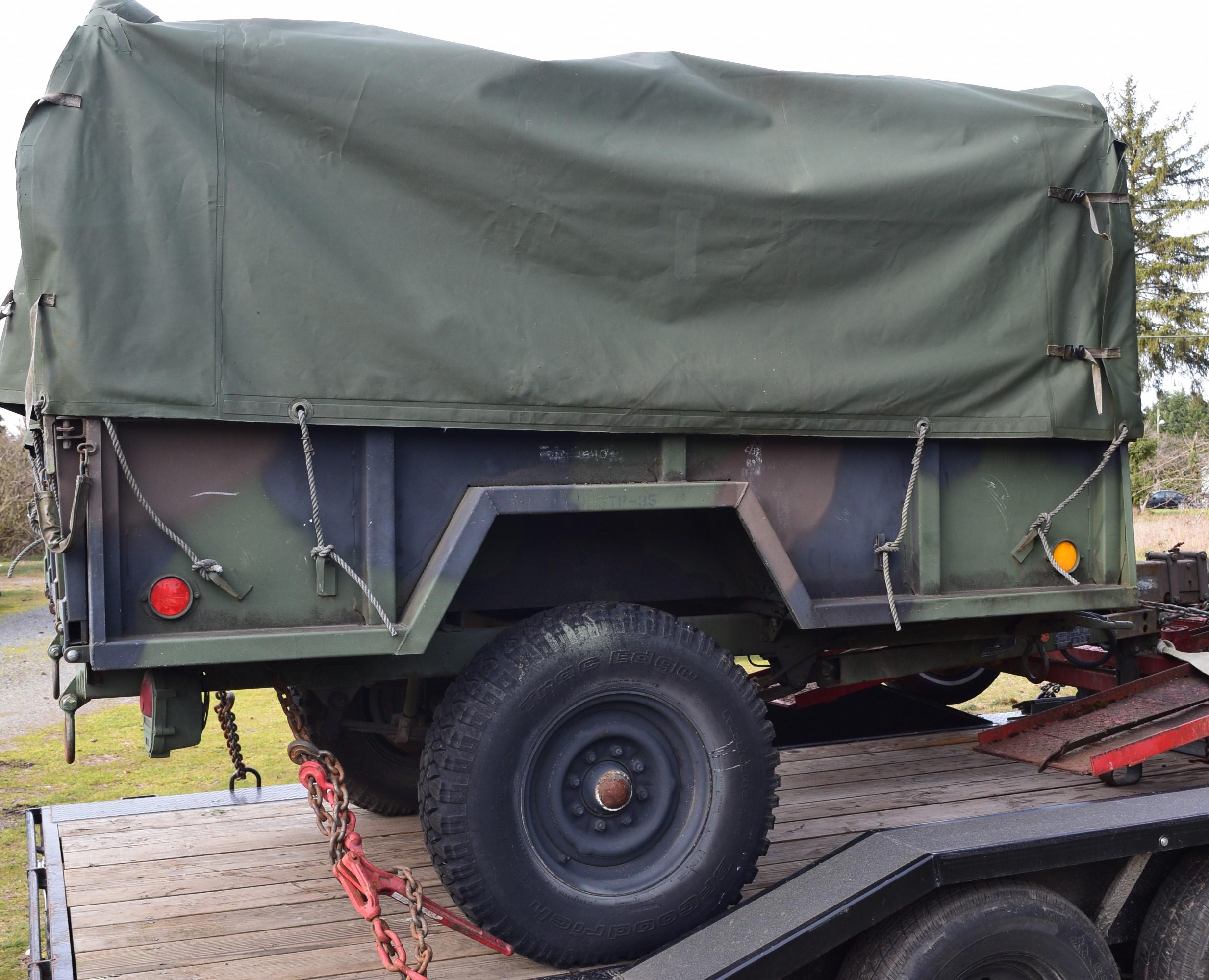 MILITARY STYLE CARGO TRAILER!