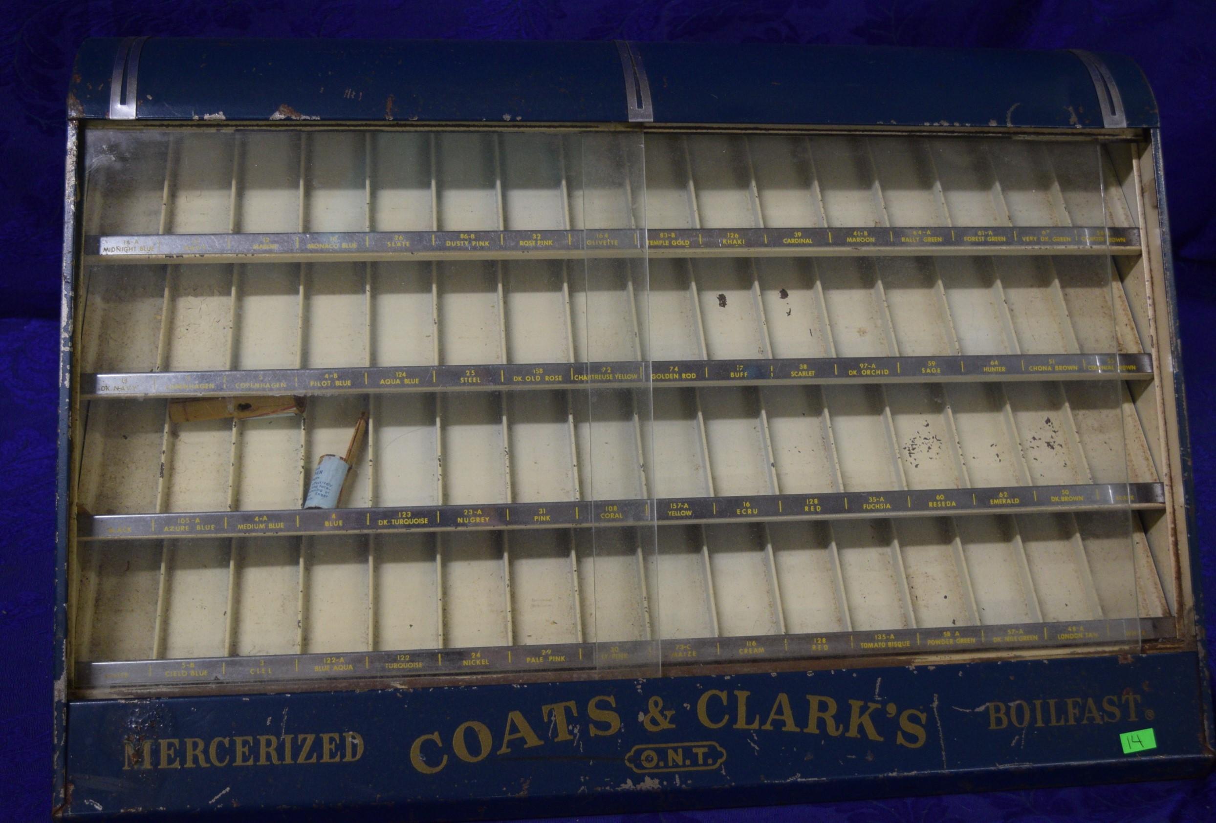 VINTAGE COATS & CLARK'S SPOOL SHOWCASE!