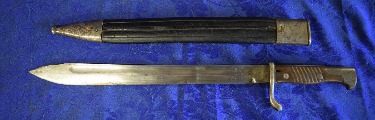 RARE PRE-WWI BUTCHER BLADE BAYONET!