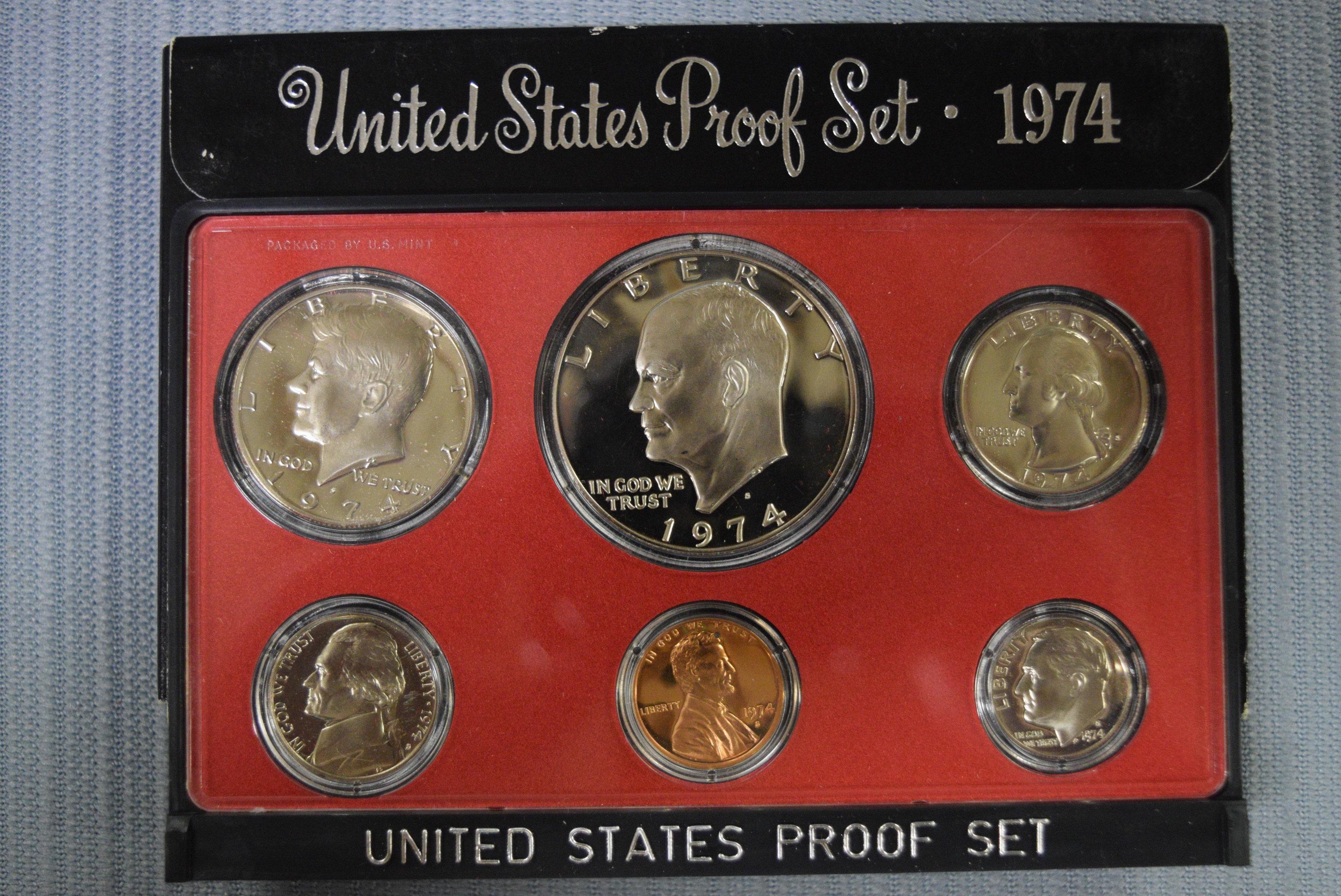 4 UNITED STATES PROOF SETS!