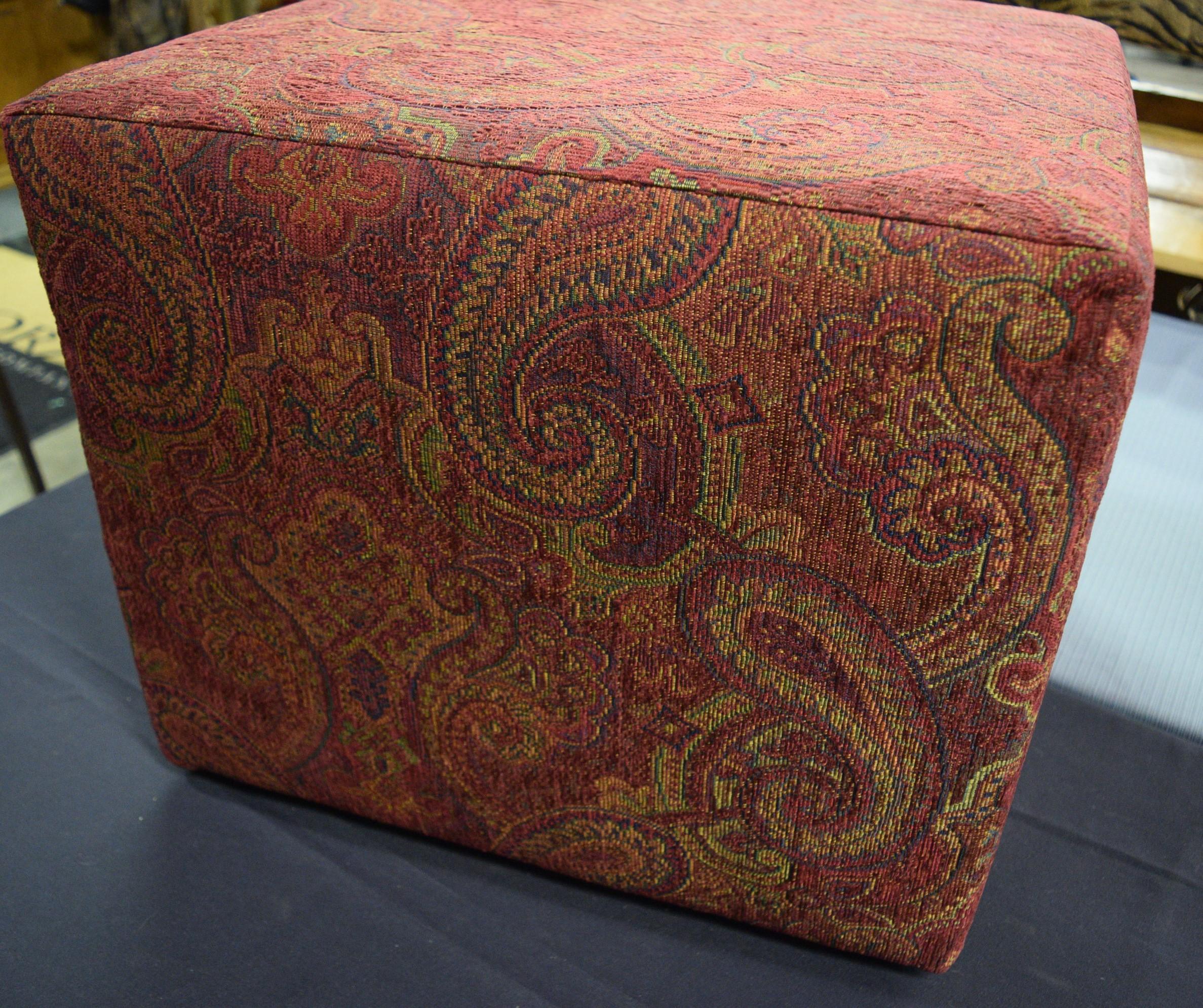 AMAZING NEW TAPESTRY OTTOMAN!