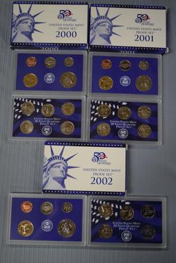 3 UNITED STATES MINT PROOF SETS!