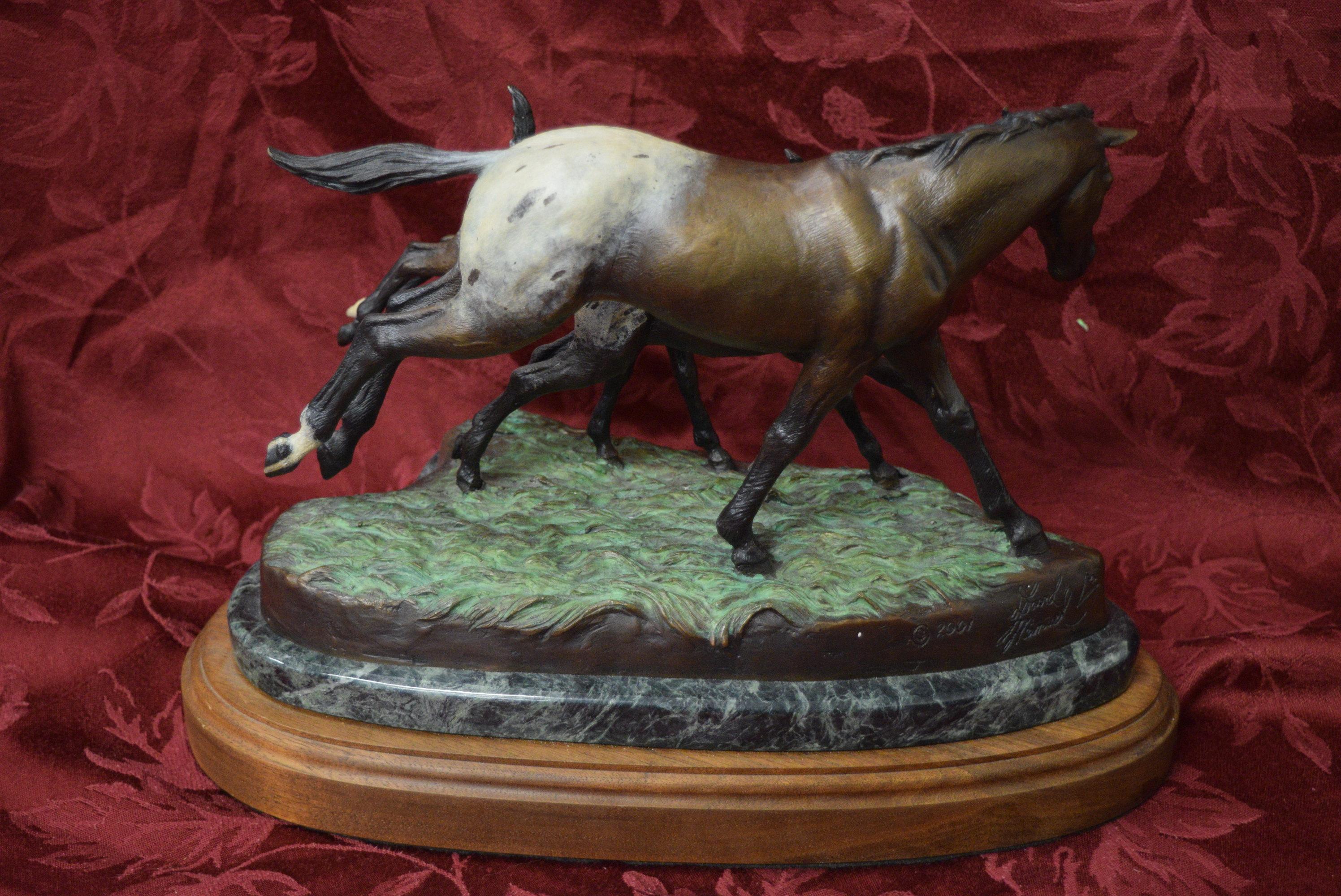 "PONY TAILS" BRONZE BY DAVID MANUEL!