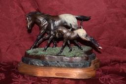 "PONY TAILS" BRONZE BY DAVID MANUEL!