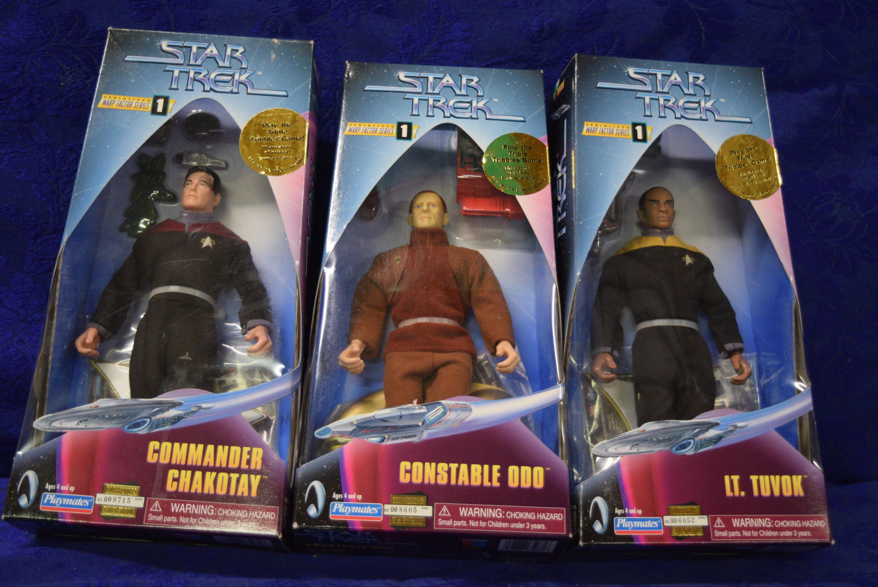 STAR TREK WARP FACTOR SERIES 1 FIGURES!