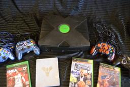 XBOX ONE WITH GAMES AND CONTROLLERS!