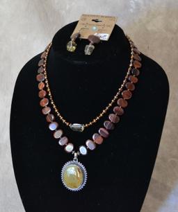 PRECIOUS STONE JEWELRY SET!