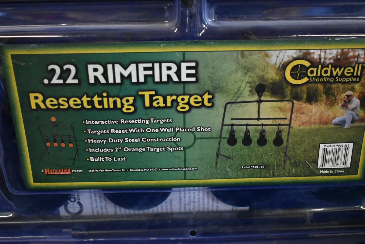 CALDWELL .22 RIMFIRE RESETTING TARGET! NIB!