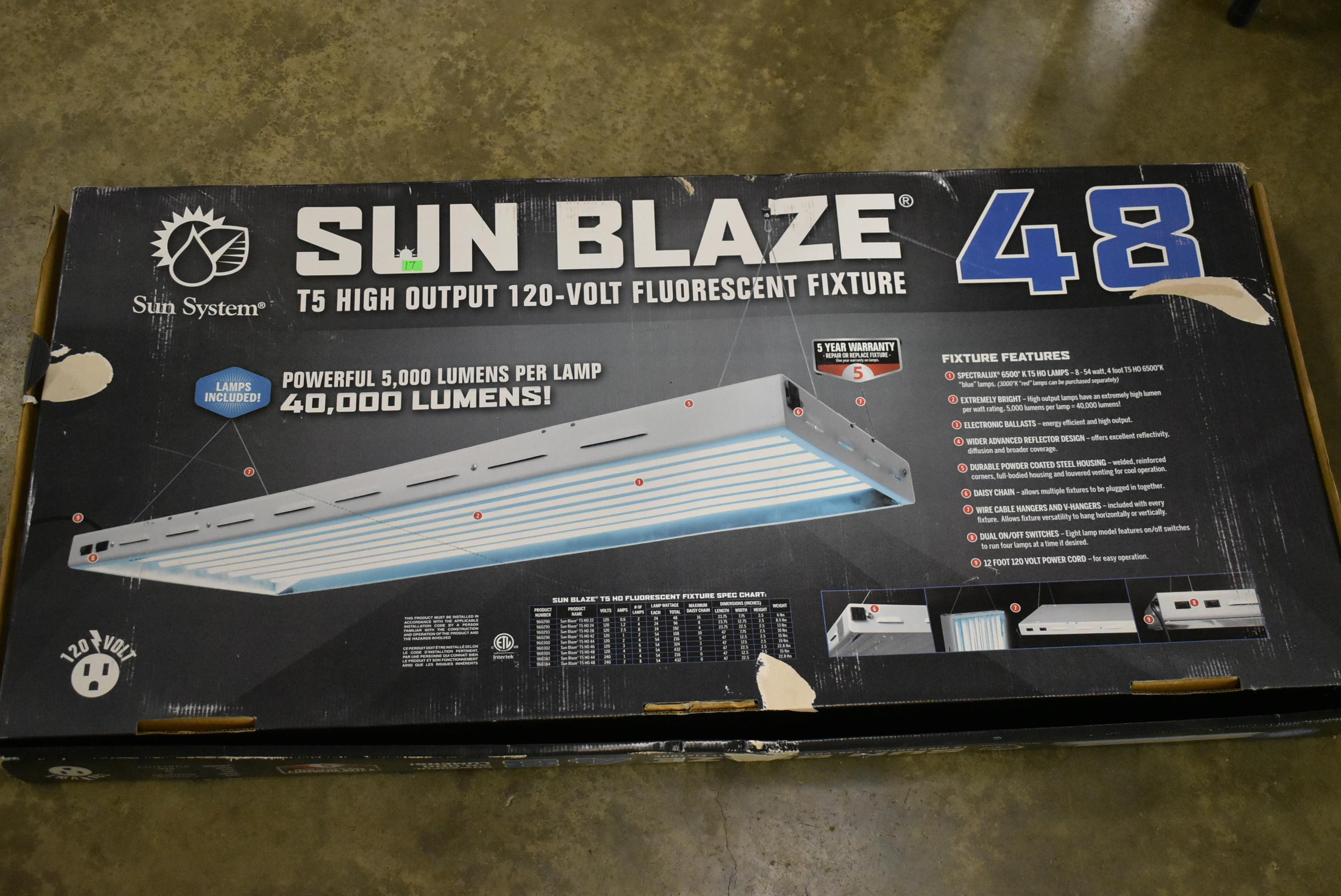 SUNBLAZE 48 LIGHT!