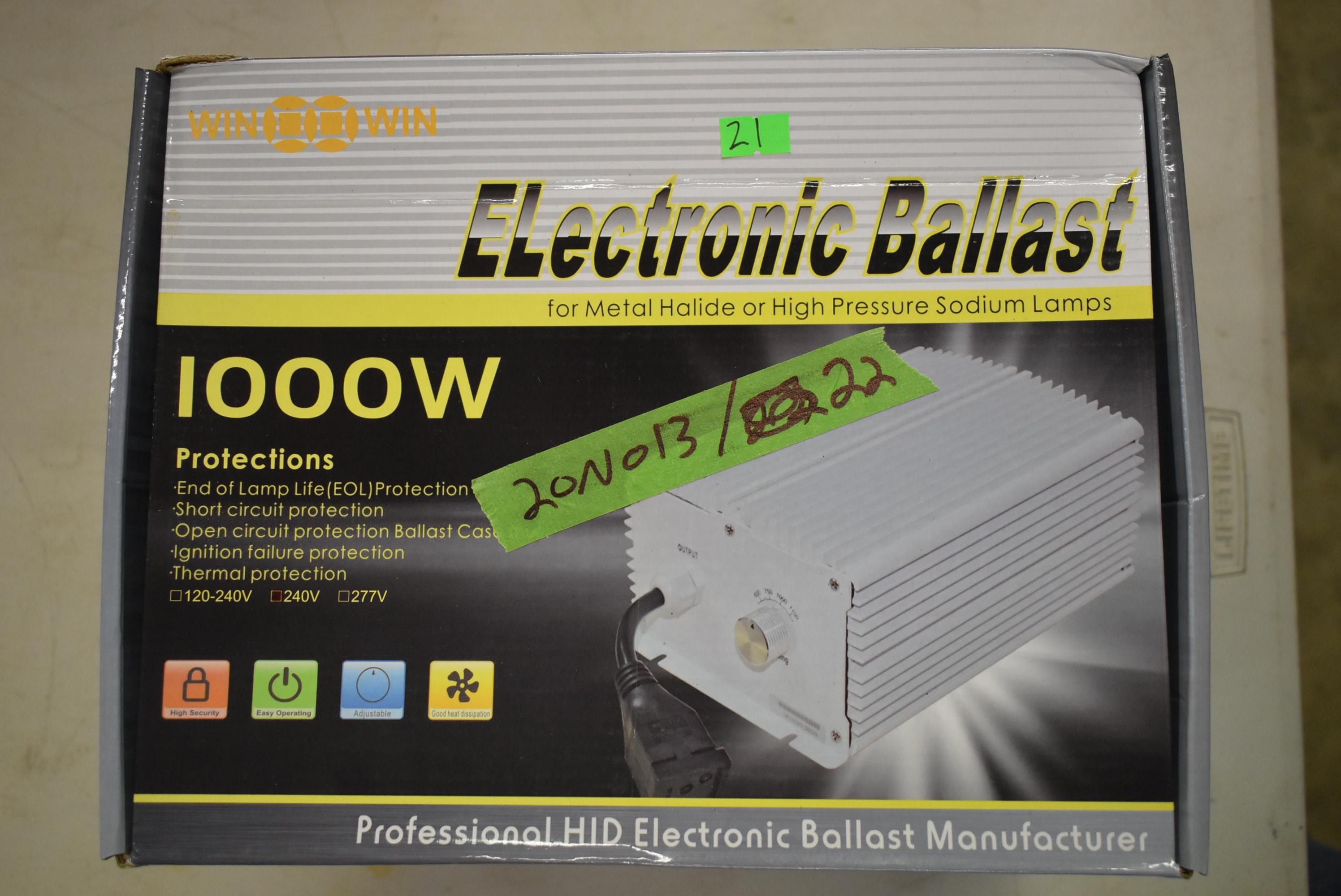 ELECTRONIC BALLASTS!