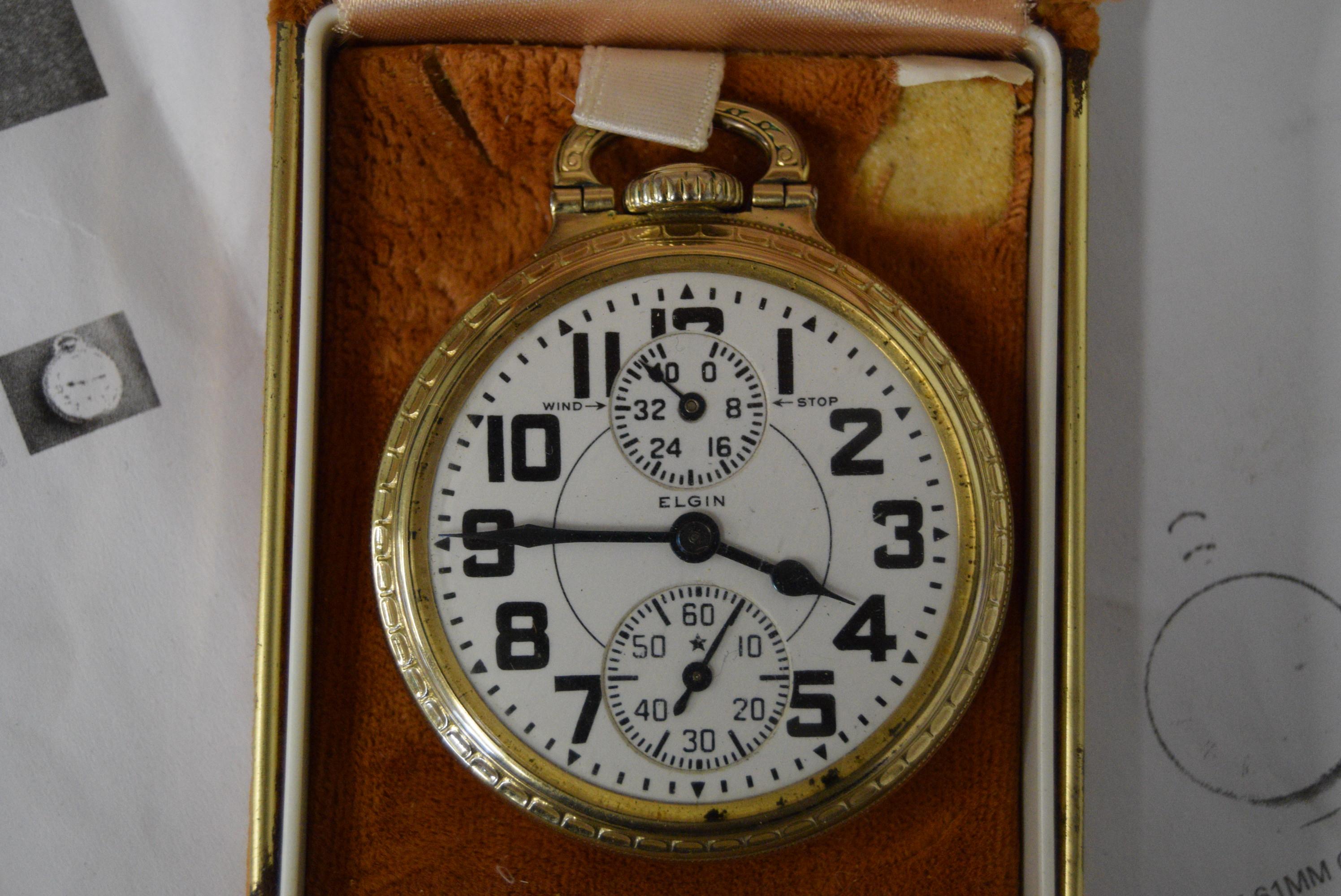 1920'S ELGIN RAILROAD WATCH!