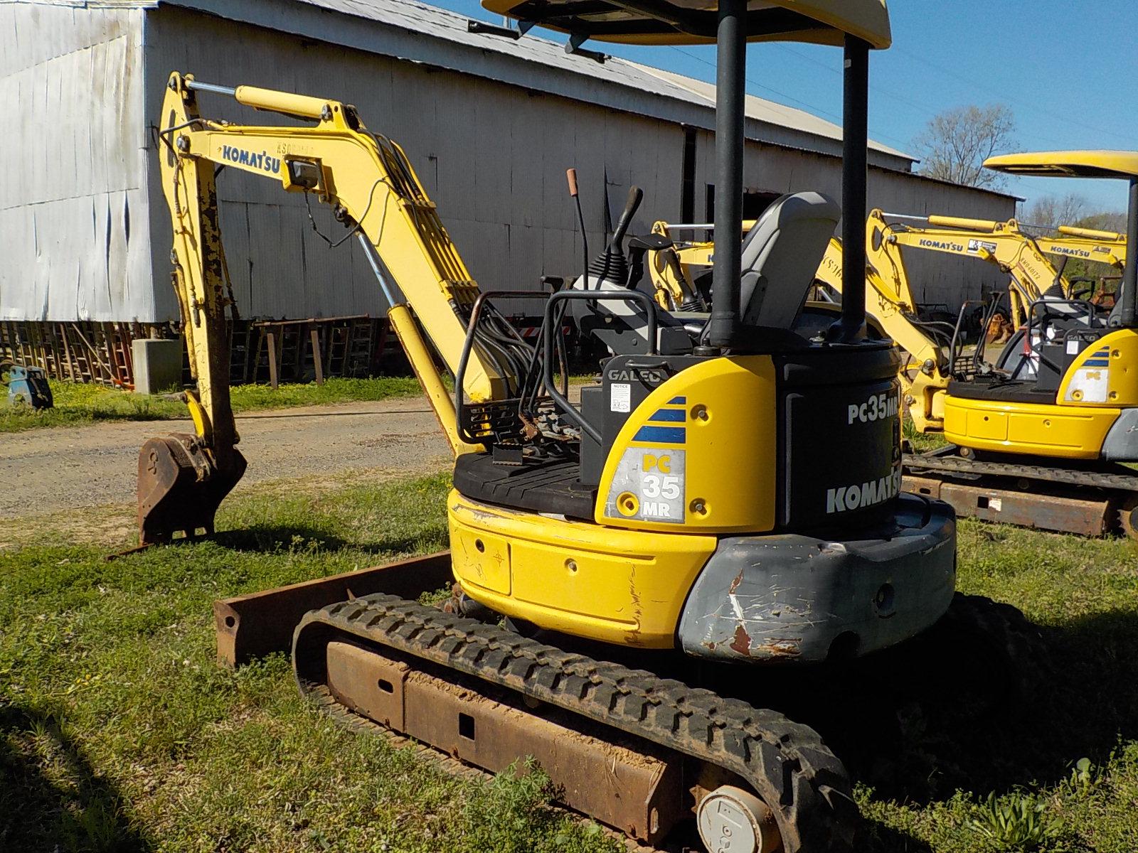 KOMATSU PC35MR-2 MINI HYD. EXCAVATOR