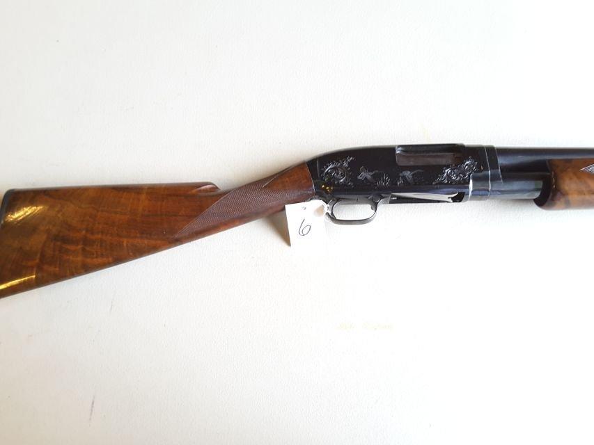 Winchester Model 12 Engraved With Exhibit Walnut 12ga S/n 1548570