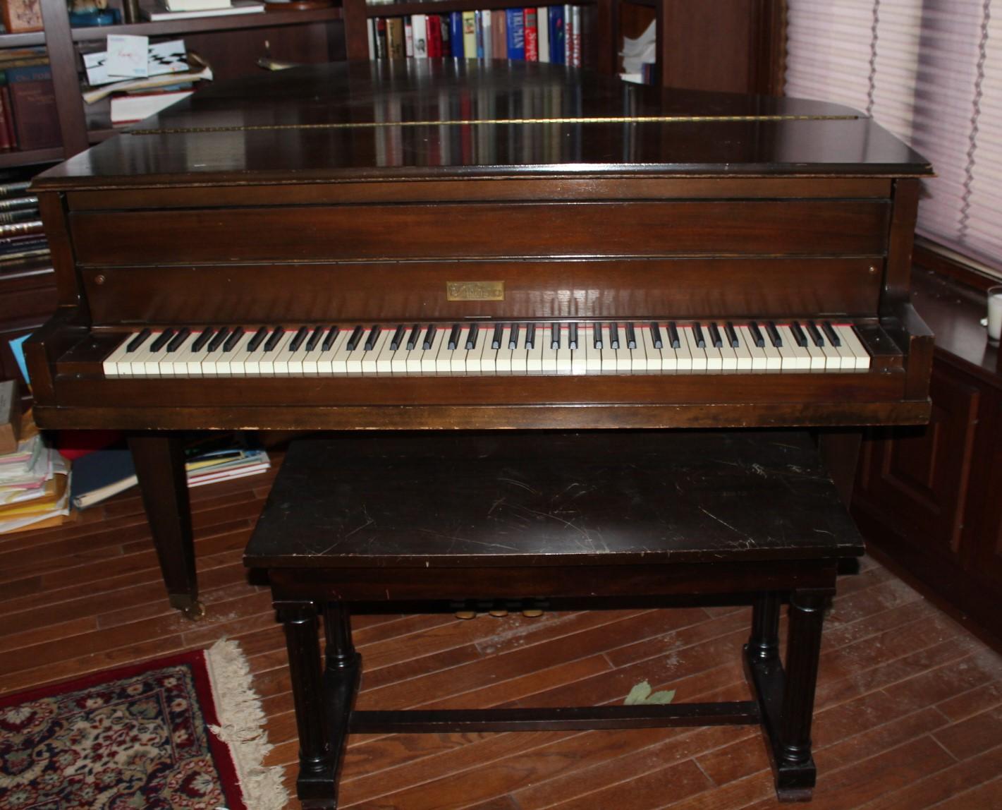 The Apollo Baby Grand Piano With Bench