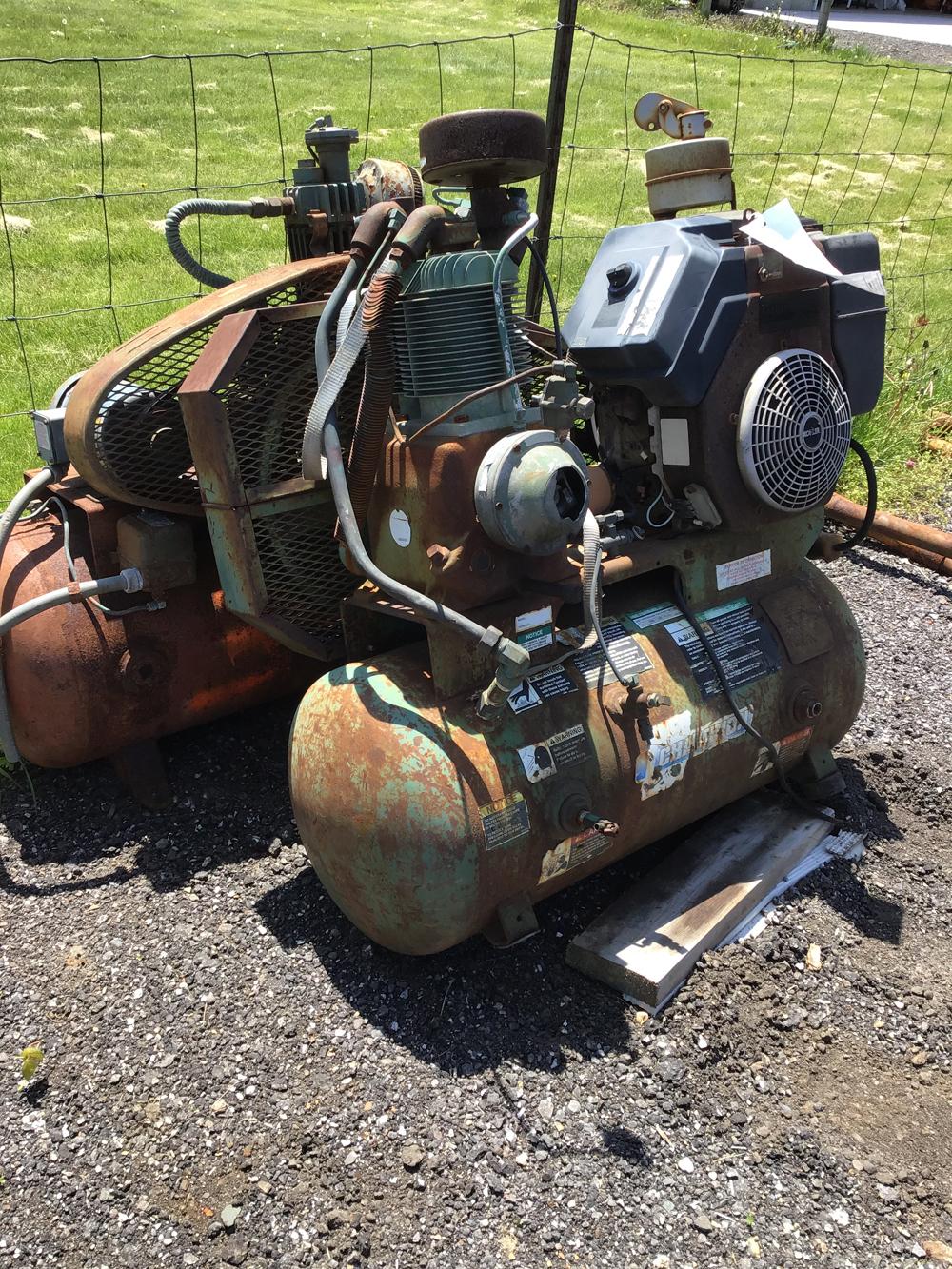 2 old air compressor