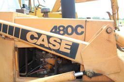 CASE 480C LOADER BACKHOE PWR STEERING ROPS 7' BUCKET 2738 HOURS  SERIAL #5548114.3 16,000 LB. MACHIN