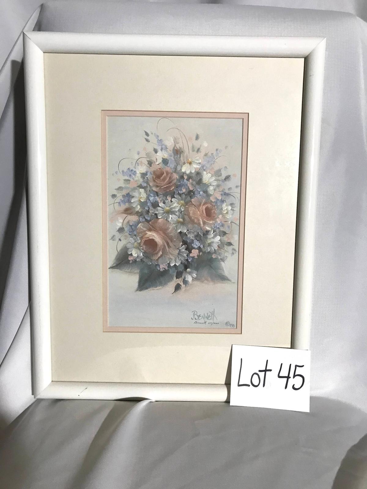 Vintage Floral Artwork- Donated by Will Shroyer