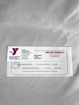 Kosciusko YMCA One Year Membership- Donated by Kosciusko County YMCA